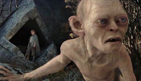 PÁN - Fotoalbum - Pán Prstenů - Návrat krále - Glum a Sam.jpg Orlando Bloom